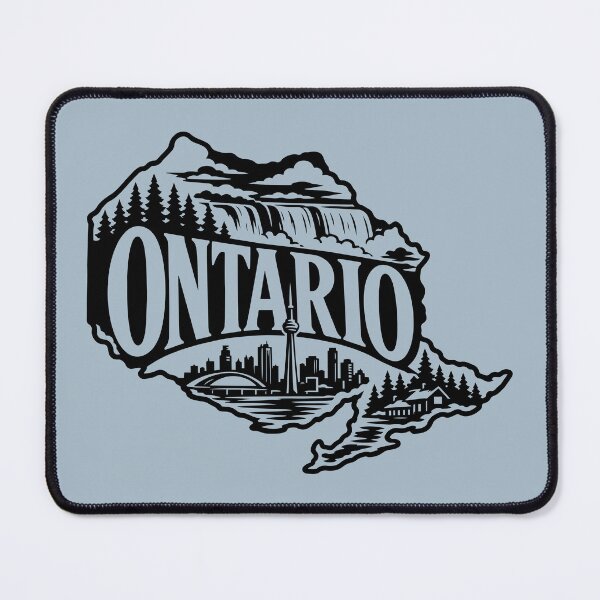 Item preview, Ontario Canada Skyline and Niagara Falls Canadian Silhouette designed and sold by meganohm.