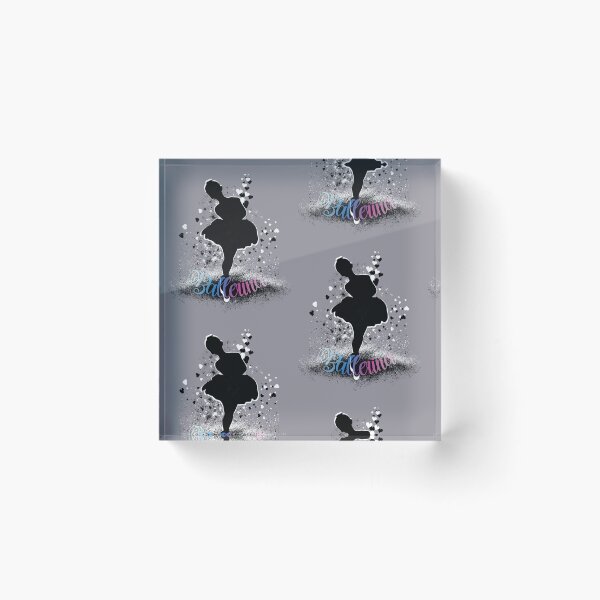 Item preview, Cute Ballerina Dance Silhouette Magical Sparkle Art designed and sold by AXENT Designs.