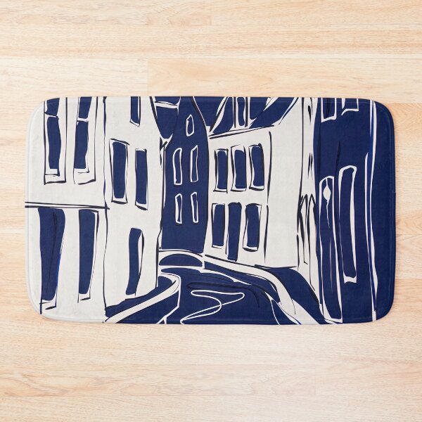 Item preview, Breda, Netherlands - Blue Abstract Art designed and sold by shadow-bloom.