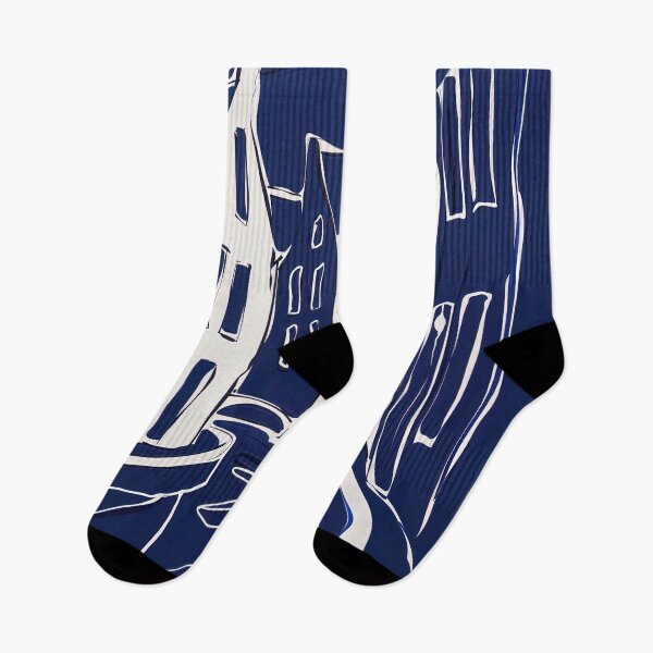 Item preview, Breda, Netherlands - Blue Abstract Art designed and sold by shadow-bloom.