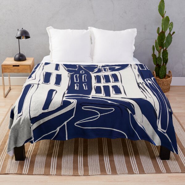 Item preview, Breda, Netherlands - Blue Abstract Art designed and sold by shadow-bloom.
