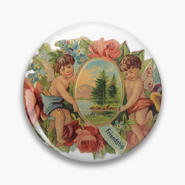 Item preview, cherubs/angels of friendship designed and sold by foxtailvintage.