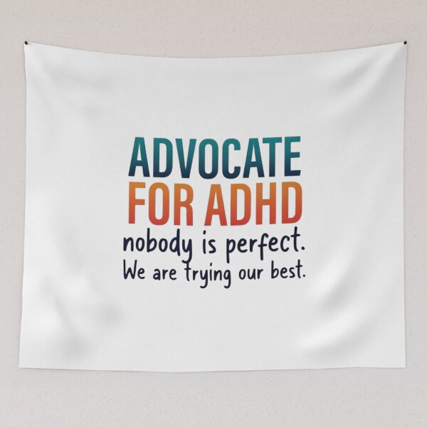 Item preview, ADHD Advocate T-Shirt | Nobody Is Perfect, We Are Trying Our Best. designed and sold by The imaginary unit..