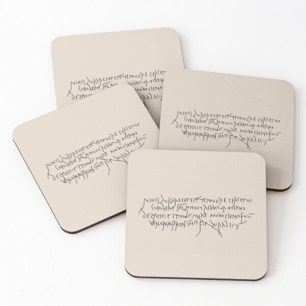 Item preview, Pompeii graffiti: Nothing can last forever. (on cream) designed and sold by DotorEaon.