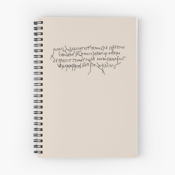 Item preview, Pompeii graffiti: Nothing can last forever. (on cream) designed and sold by DotorEaon.