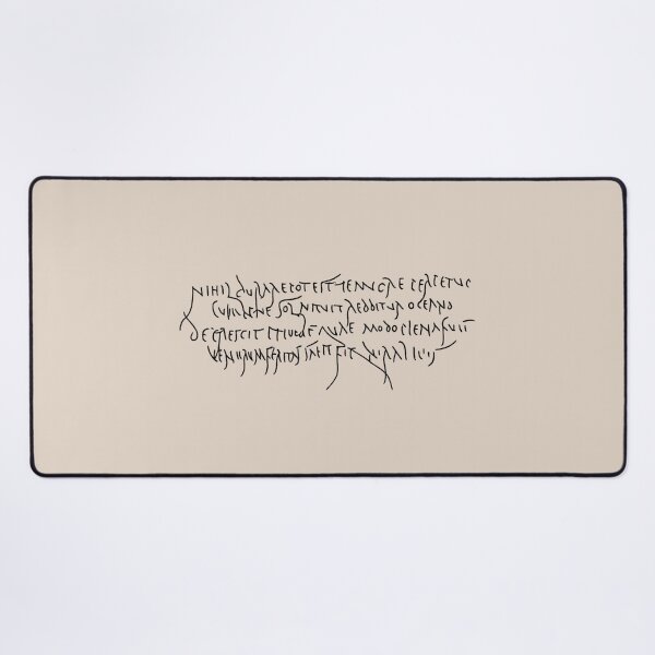 Item preview, Pompeii graffiti: Nothing can last forever. (on cream) designed and sold by DotorEaon.