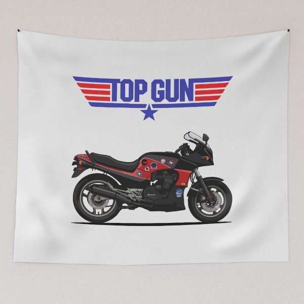 Item preview, Top Gun –  Kawasaki GPZ900R designed and sold by BronArtworks.