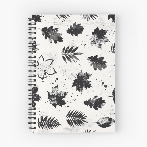 Item preview, Distressed Black Leaf Pattern Abstract designed and sold by TOM JACK.