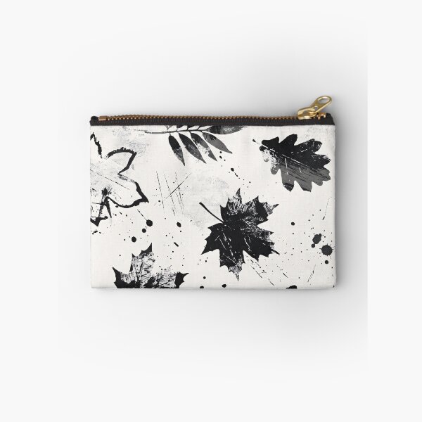Item preview, Distressed Black Leaf Pattern Abstract designed and sold by TOM JACK.