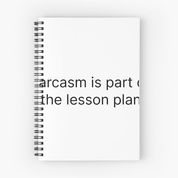 Item preview, Sarcasm Is Part Of The Lesson Plan Funny Teacher Art designed and sold by VGAfanatic.