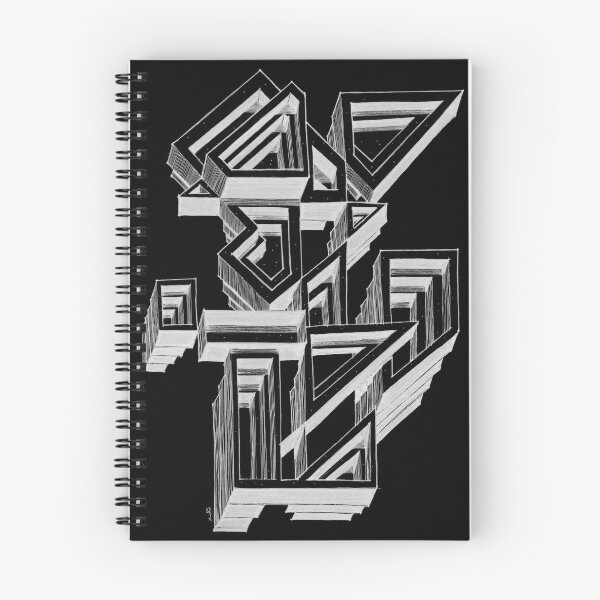Item preview, Impossible Architecture — Optical Illusion Geometric Art designed and sold by SaharArtwork.