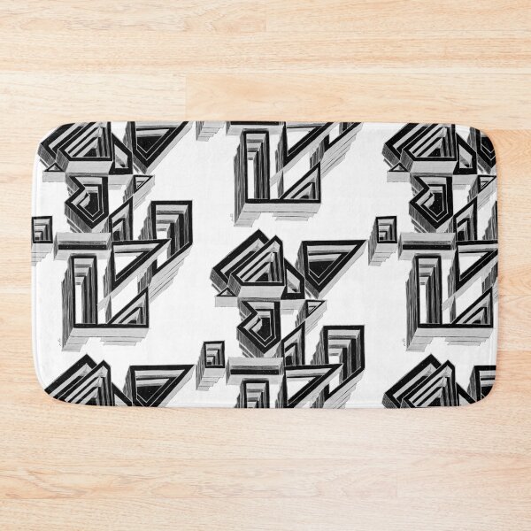 Item preview, Impossible Architecture — Optical Illusion Geometric Art designed and sold by SaharArtwork.