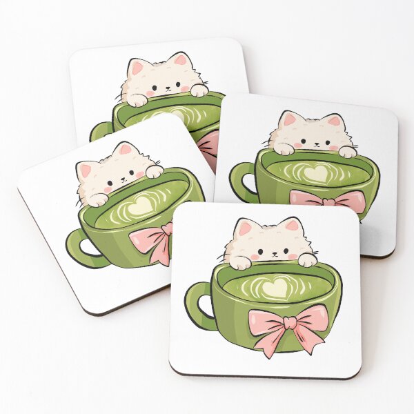 Item preview, Matcha Kitty designed and sold by Ganj1l.