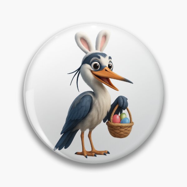 Item preview, Easter Great Blue Heron designed and sold by Sillytoe.