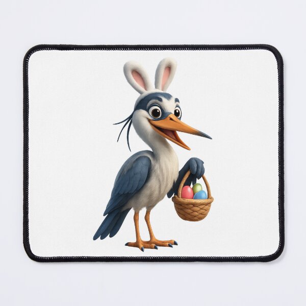 Item preview, Easter Great Blue Heron designed and sold by Sillytoe.