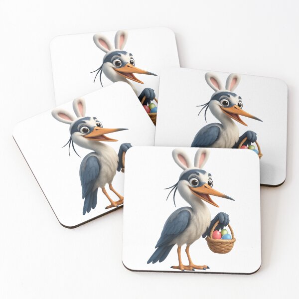 Item preview, Easter Great Blue Heron designed and sold by Sillytoe.