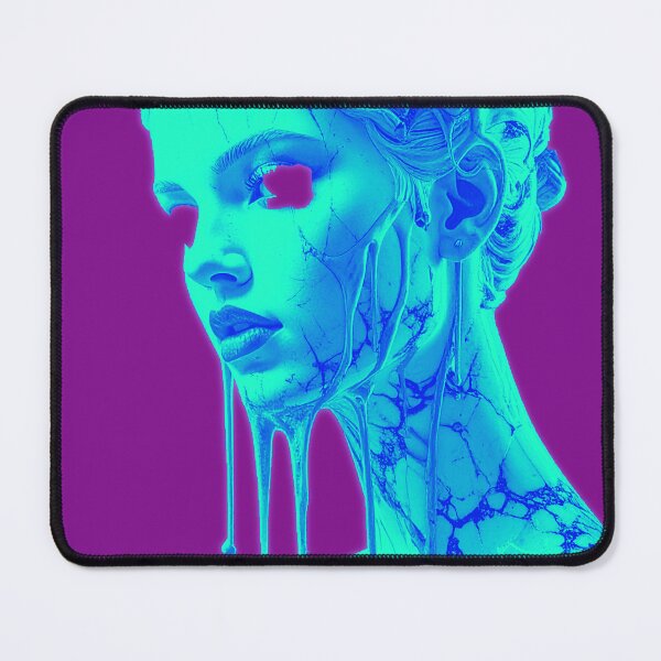 Item preview, Neon Hollow Eye Venus: Glitch Melting Bust designed and sold by A E S T H E T A T A G.