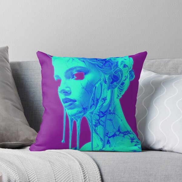 Item preview, Neon Hollow Eye Venus: Glitch Melting Bust designed and sold by A E S T H E T A T A G.