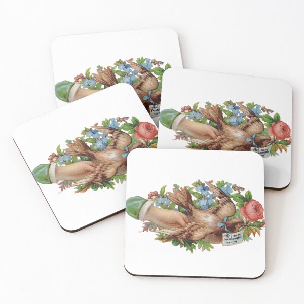 Item preview, chocolate dove & florals designed and sold by foxtailvintage.