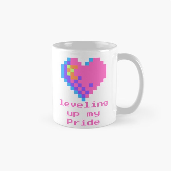 Item preview, Leveling Up My Pride Retro Pixel Gamer Sticker designed and sold by 22k Lab Studio.