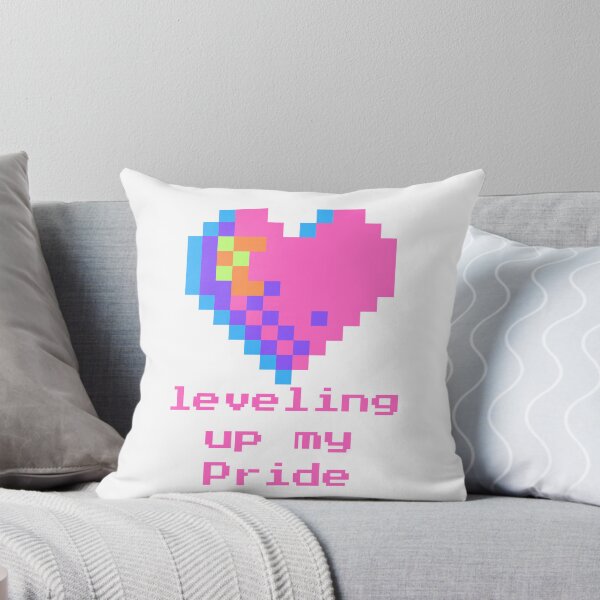 Item preview, Leveling Up My Pride Retro Pixel Gamer Sticker designed and sold by 22k Lab Studio.