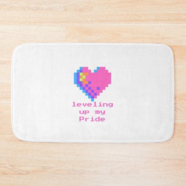 Item preview, Leveling Up My Pride Retro Pixel Gamer Sticker designed and sold by 22k Lab Studio.