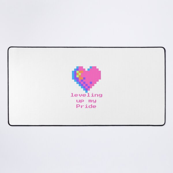 Item preview, Leveling Up My Pride Retro Pixel Gamer Sticker designed and sold by 22kcashlab.