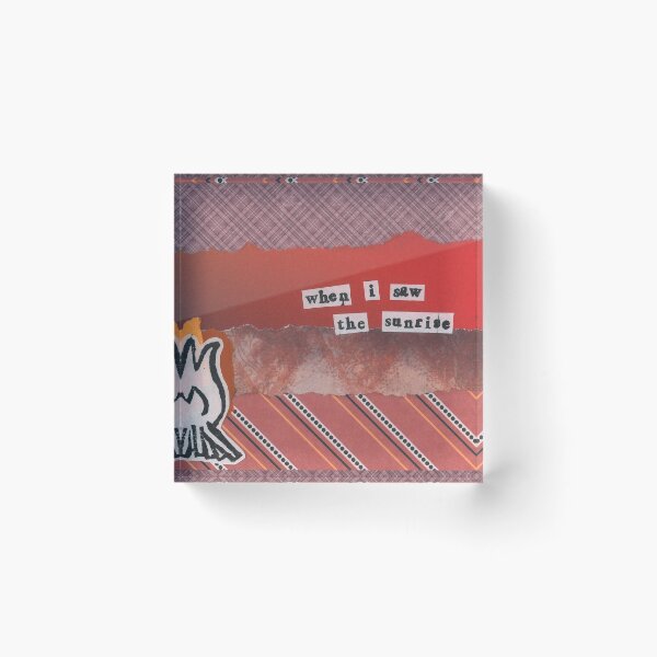 Item preview, 'When I Saw The Sunrise' Cut Corners on Short Walks Bears in Trees zine page designed and sold by zinesbyscout.