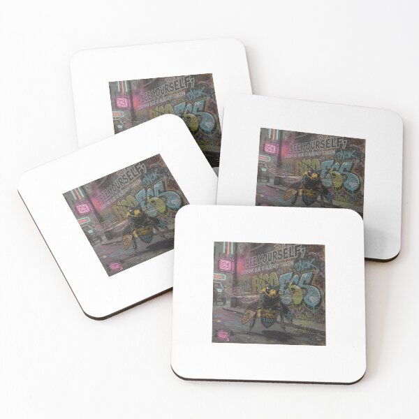 Item preview, Oscar Wilde Inspired Cool Graffiti Bumble Bee | Bee Yourself Everyone Else Is Already Taken designed and sold by Donsean22.