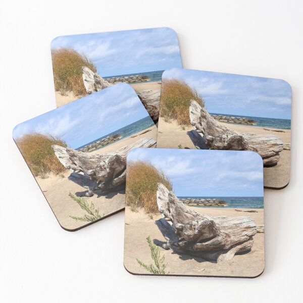 Item preview, Driftwood on beach designed and sold by kenkortner.