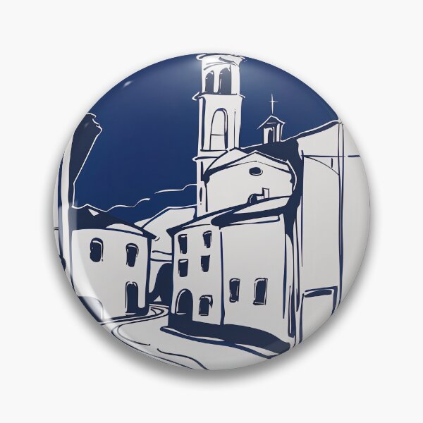 Item preview, Brescia, Italy - Blue Abstract Art designed and sold by shadow-bloom.