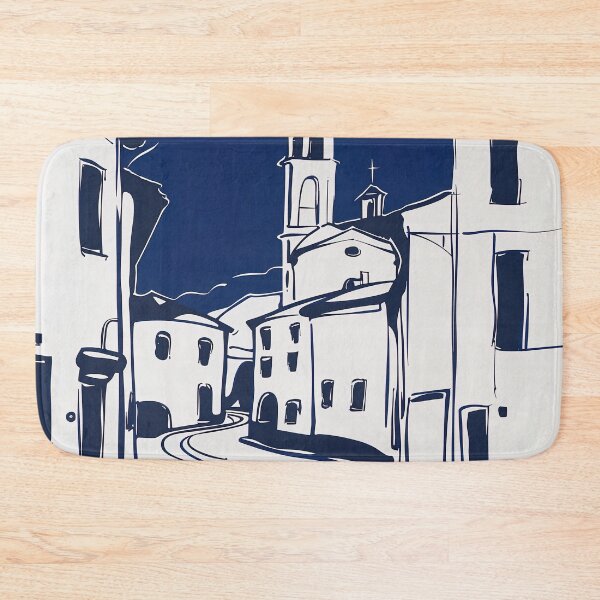Item preview, Brescia, Italy - Blue Abstract Art designed and sold by shadow-bloom.