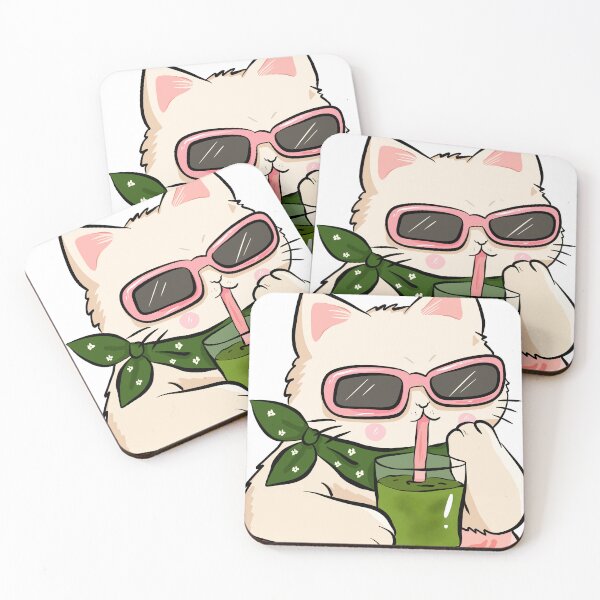 Item preview, Cool Matcha Cat designed and sold by Ganj1l.