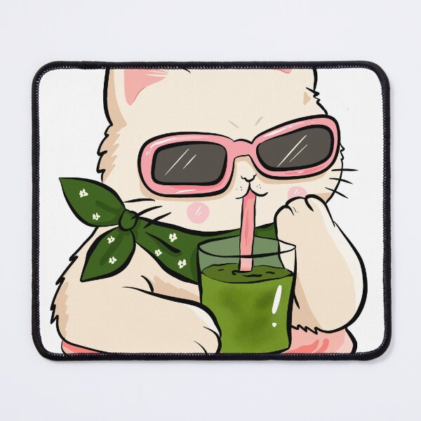 Item preview, Cool Matcha Cat designed and sold by chupichapa.