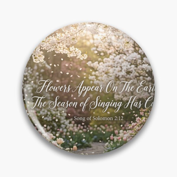 Item preview, Flowers Appear On The Earth Biblical Spring designed and sold by RRRShop.