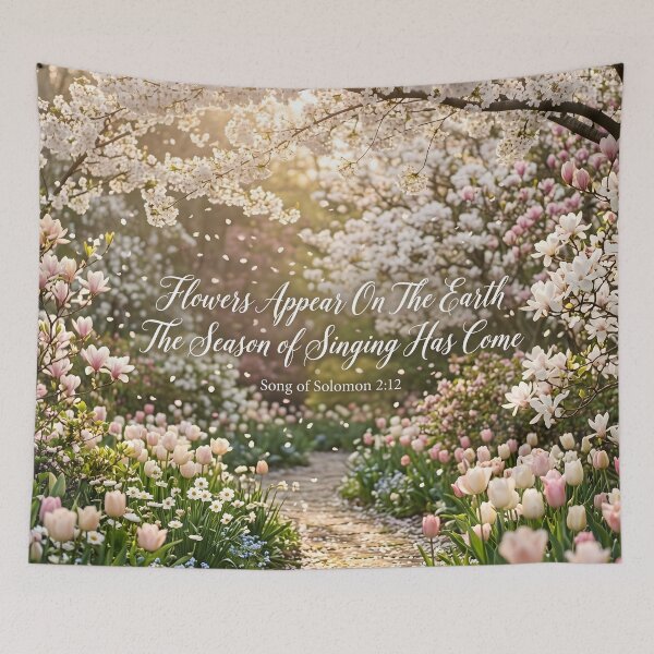 Item preview, Flowers Appear On The Earth Biblical Spring designed and sold by RRRShop.