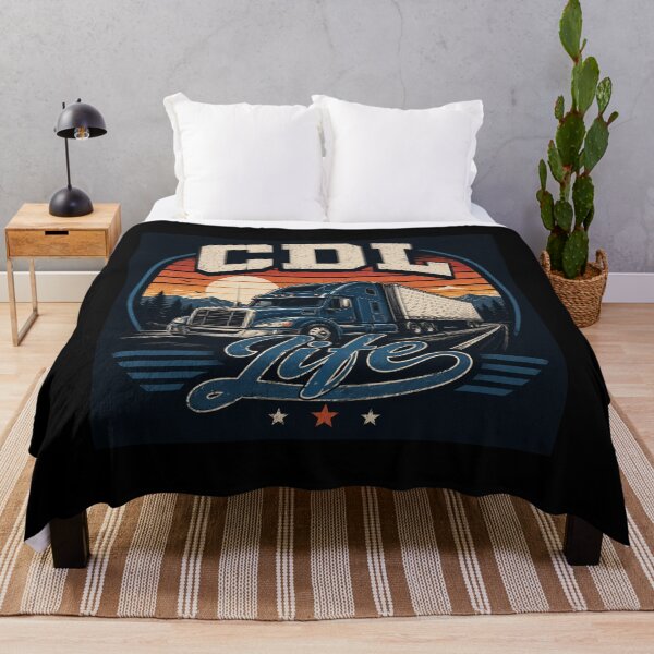 Item preview, CDL Life Semi Truck Driver Lifestyle Badge designed and sold by kakmi-art.