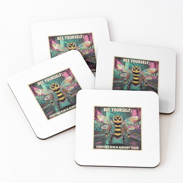 Item preview, Oscar Wilde Inspired Cool Pop Art Bumble Bee | Bee Yourself Everyone Else Is Already Taken designed and sold by Donsean22.