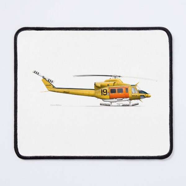 Item preview, BELL 412 VH-NSB NSCA 1980 designed and sold by Grubby Fingers Aircraft Illustration.