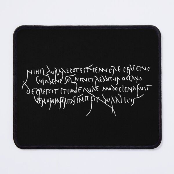 Item preview, Pompeii graffiti: Nothing can last forever. (on black) designed and sold by DotorEaon.