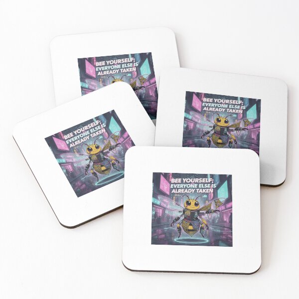 Item preview, Oscar Wilde Inspired Cute Cyberpunk Bumble Bee | Bee Yourself Everyone Else Is Already Taken designed and sold by Donsean22.