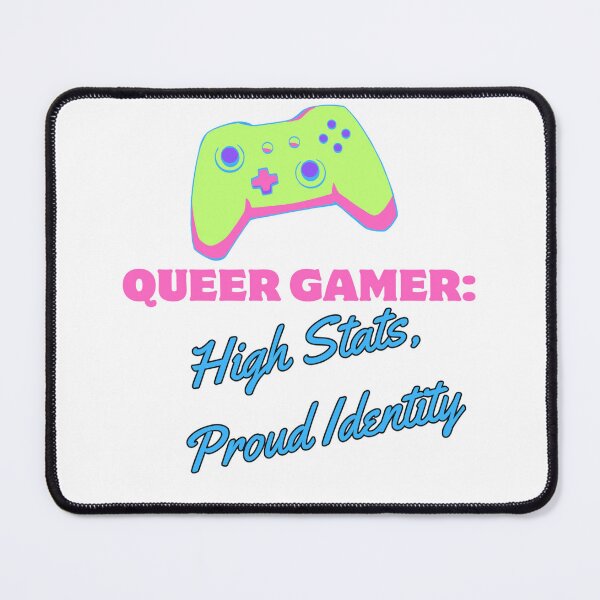 Item preview, Queer Gamer Retro Pixel Video Game Pride Sticker designed and sold by 22k Lab Studio.