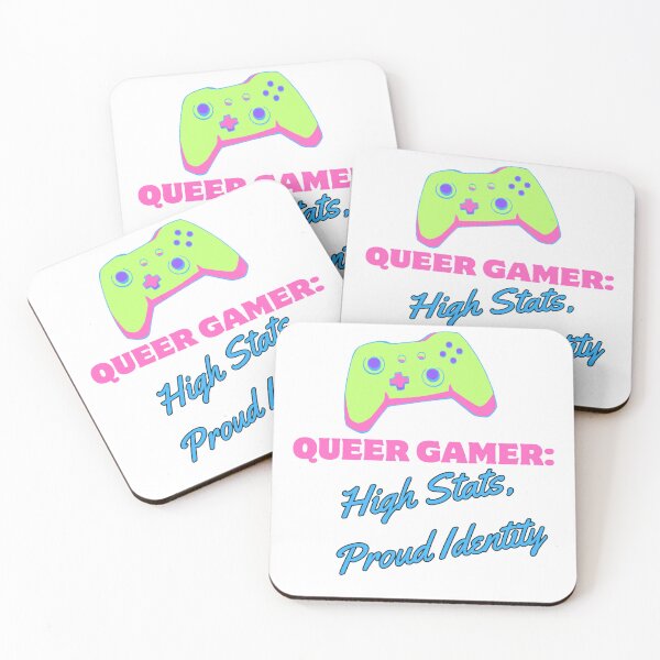 Item preview, Queer Gamer Retro Pixel Video Game Pride Sticker designed and sold by 22kcashlab.