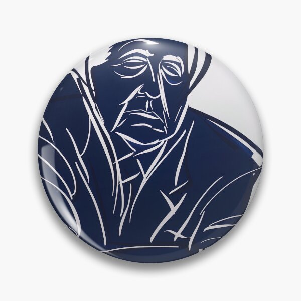 Item preview, Brian Mulroney - Blue Abstract Art designed and sold by shadow-bloom.