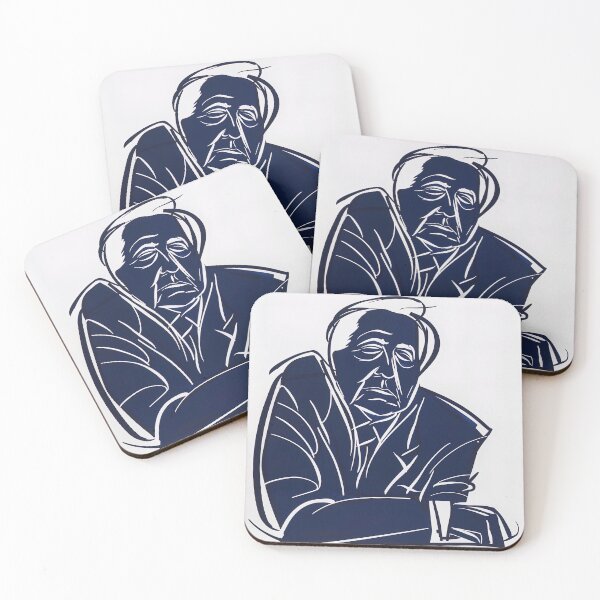 Item preview, Brian Mulroney - Blue Abstract Art designed and sold by shadow-bloom.