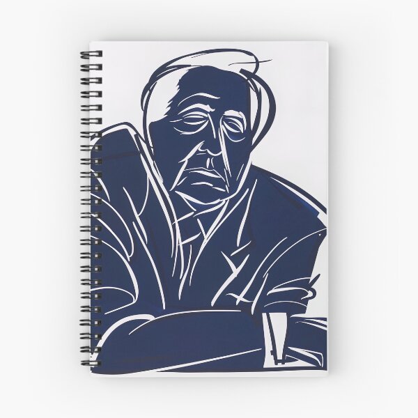 Item preview, Brian Mulroney - Blue Abstract Art designed and sold by shadow-bloom.