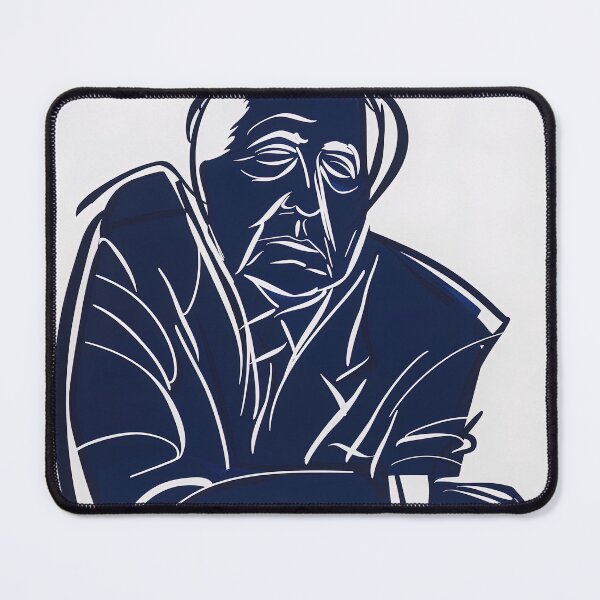 Item preview, Brian Mulroney - Blue Abstract Art designed and sold by shadow-bloom.