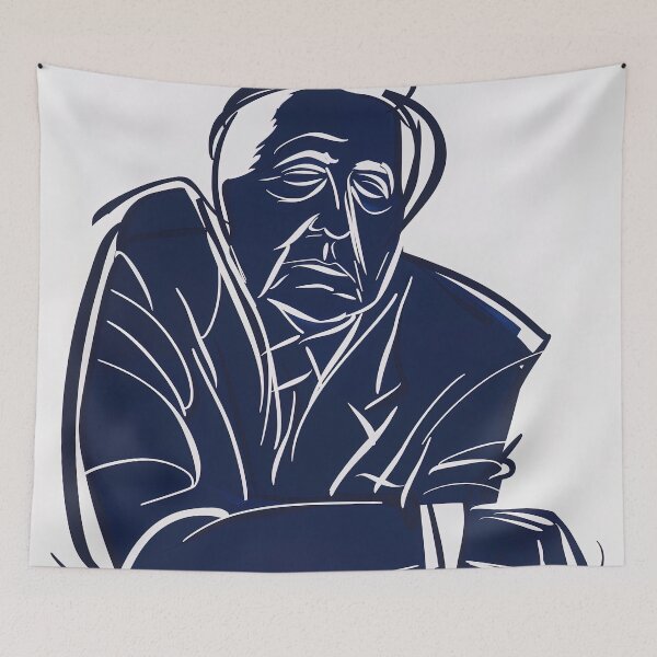 Item preview, Brian Mulroney - Blue Abstract Art designed and sold by shadow-bloom.