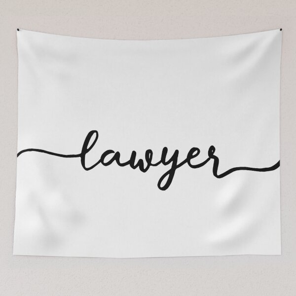 Item preview, Minimalist Lawyer Script | Attorney Graduation Gift | Law School Pride Design | Professional Lawyer Typography | Future Lawyer Aesthetic | Law Student Graduation | Elegant Legal Career Art designed and sold by Noe Mill.