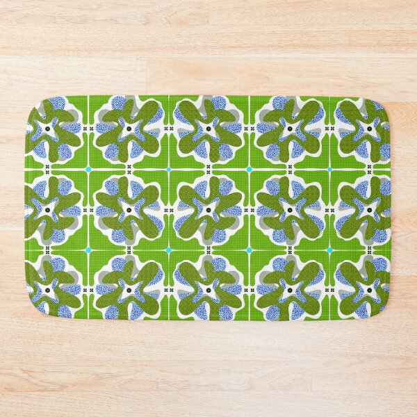 Item preview, Retro Green Patterned Organic Geometric Design designed and sold by Clara Fruggeri.